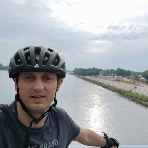 instruktor jazdy na rolkach Michał